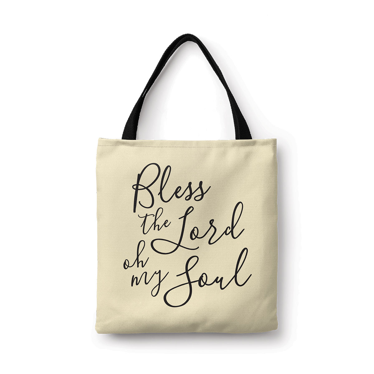 Bless The Lord Oh My Soul Canvas Tote