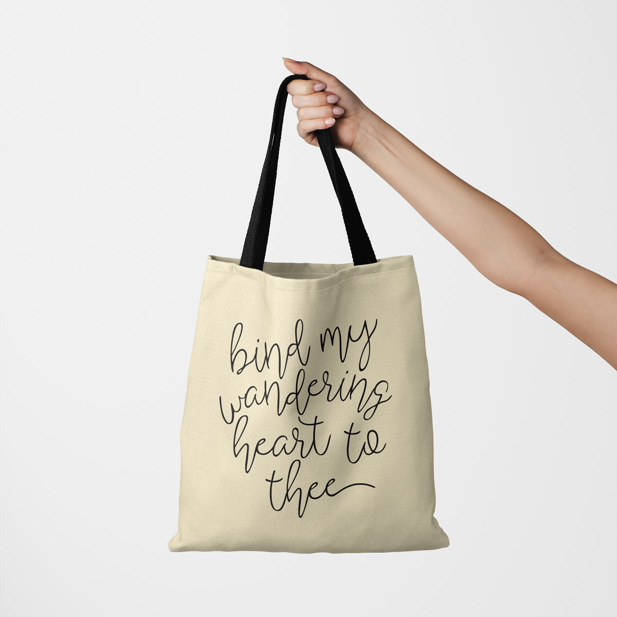 Bind My Wandering Heart To Thee Canvas Tote #2