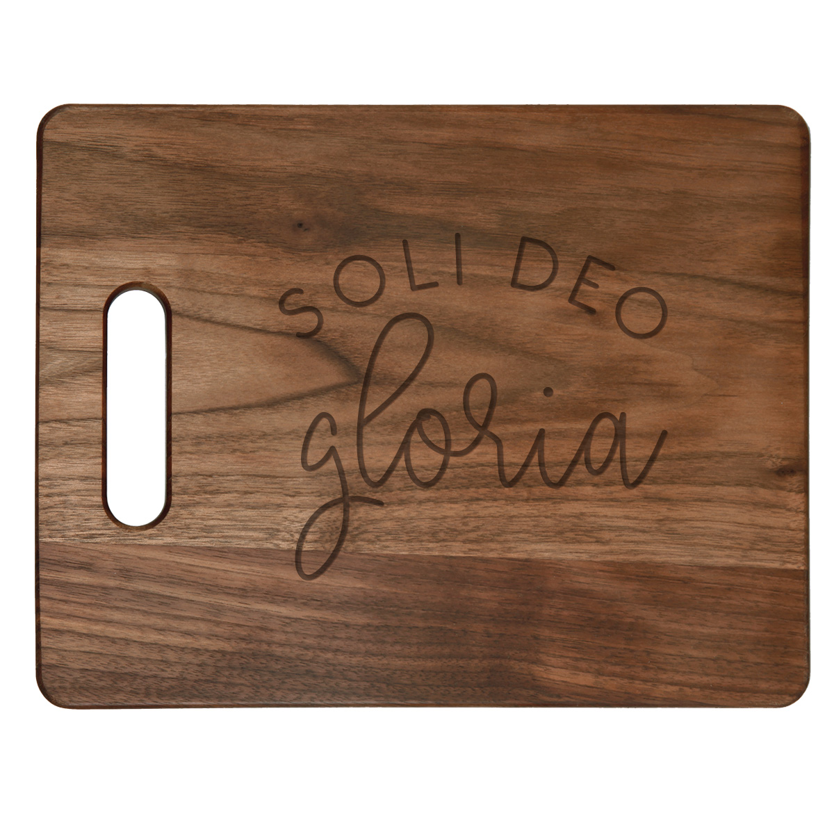 Soli Deo Gloria Monoline Cutting Board