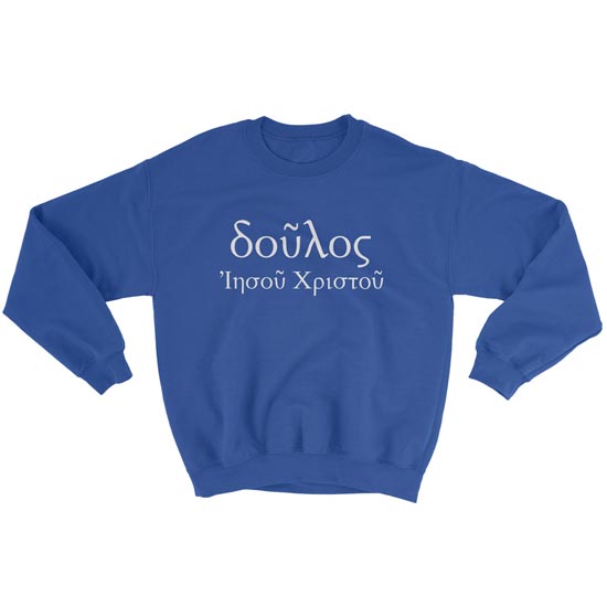 Servant of Christ Jesus (Greek) - Crewneck Sweatshirt