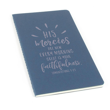 His Mercies Are New Laser Etched Moleskine Journal