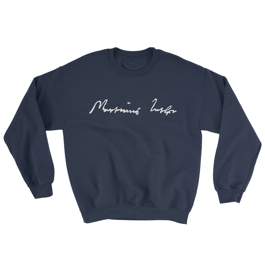 signature crew neck sweatshirt