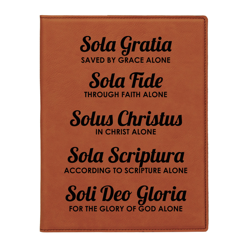 Five Solas Portfolio Cover. 