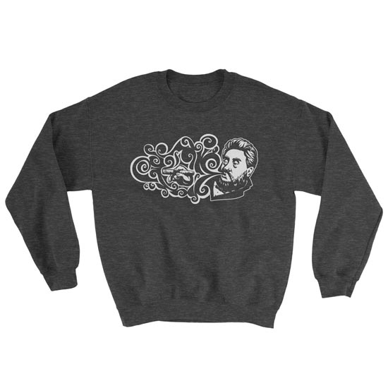 Spurgeon Enjoying a Cigar Crewneck Sweatshirt