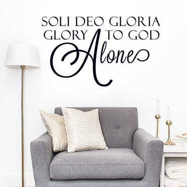 Soli Deo Gloria Glory To God - Wall Art