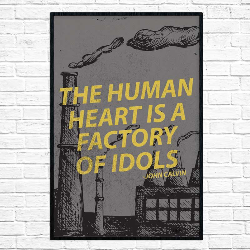 The Human Heart - John Calvin- Poster Print