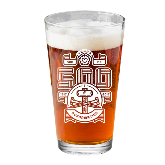 500 Years of Reformation Pint Glass
